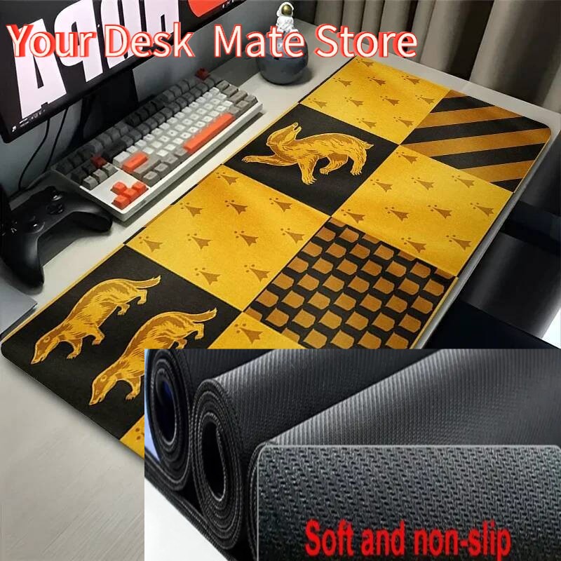 Yellow Laptop Accessories - 흑백 오소리 마우스 패드 노트북 노란색