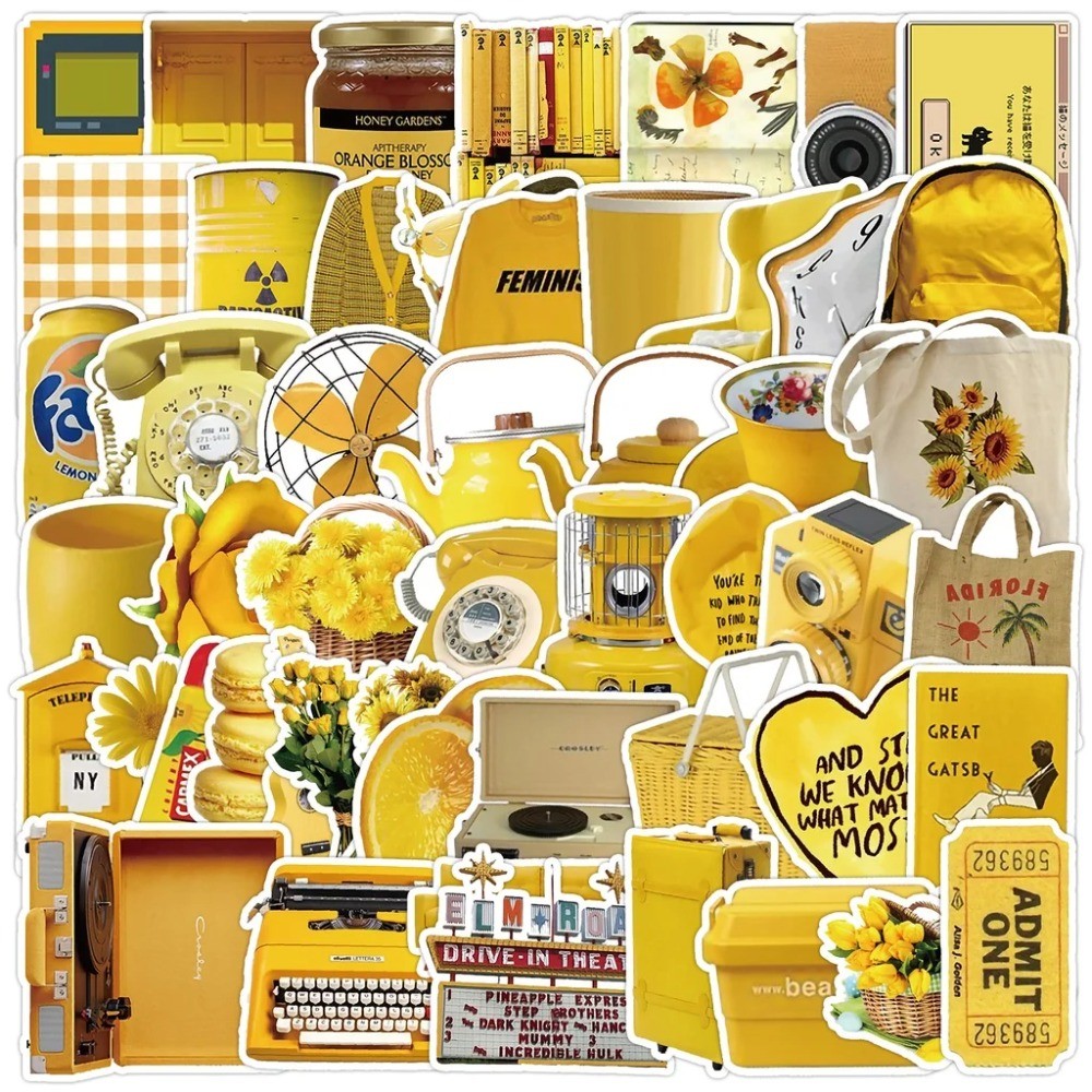 Yellow Laptop Accessories - 50개의 미적 감각이 돋보이는 노란색 빈티지