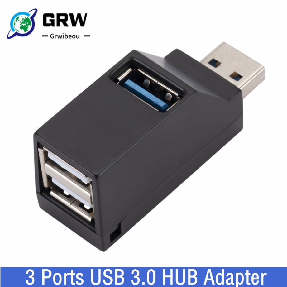 Laptop Accessories For Programmers - 그리비오 미니 3포트 USB 3.0 허브