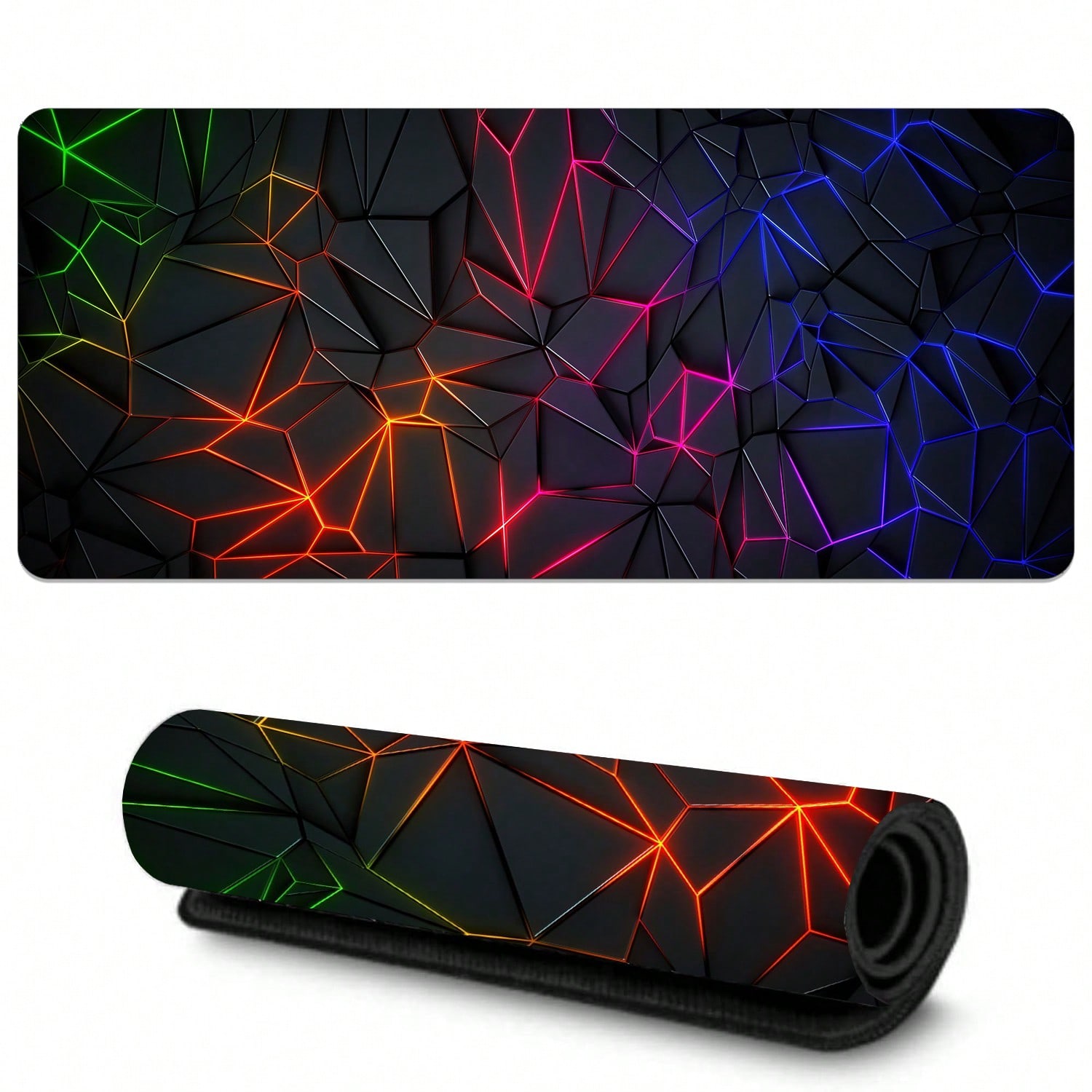 Laptop Accessories Design - 1pc 대형 마우스 패드 세련된 기하학적