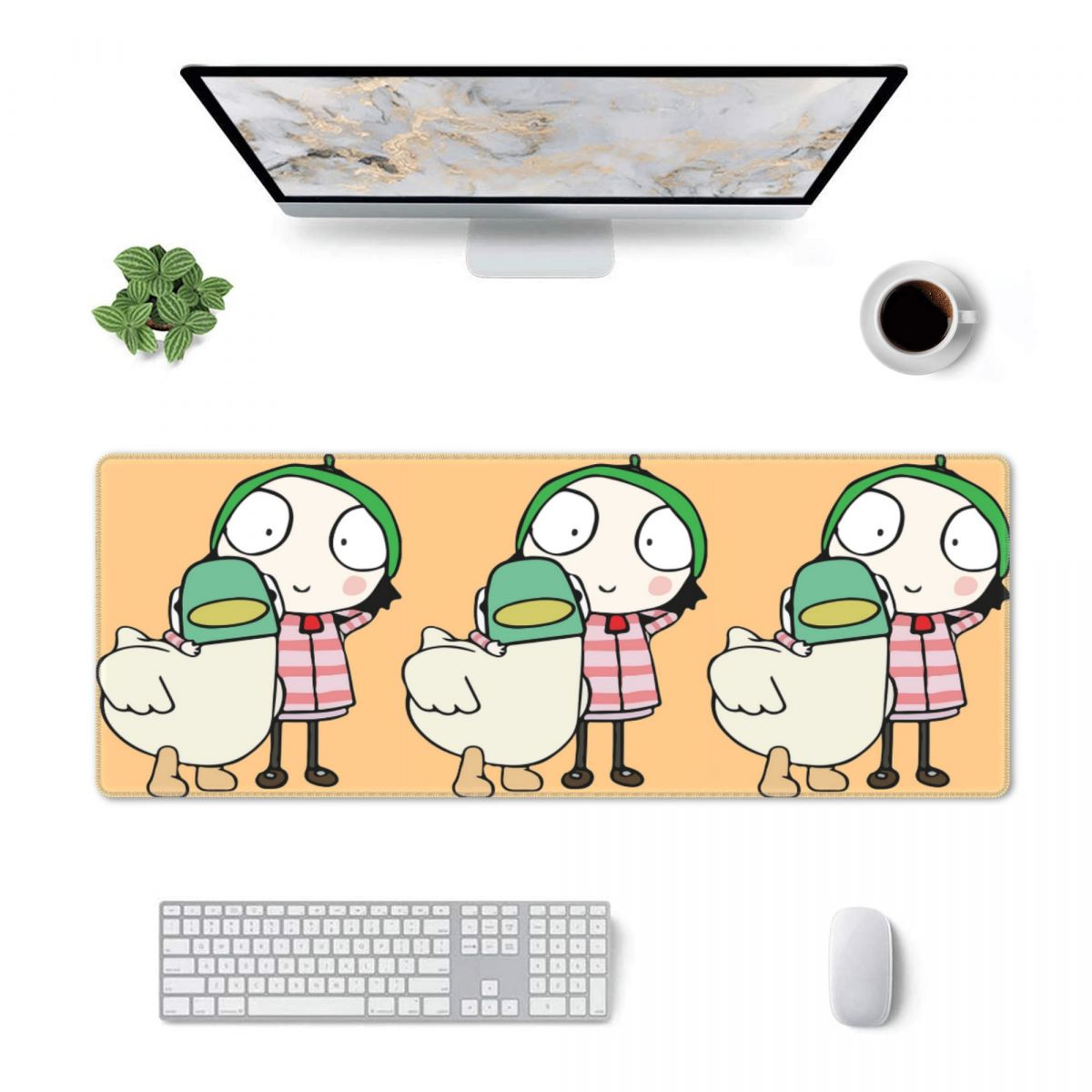 Laptop Accessories To Have - 대형 마우스 패드 사라와 오리가 즐거운