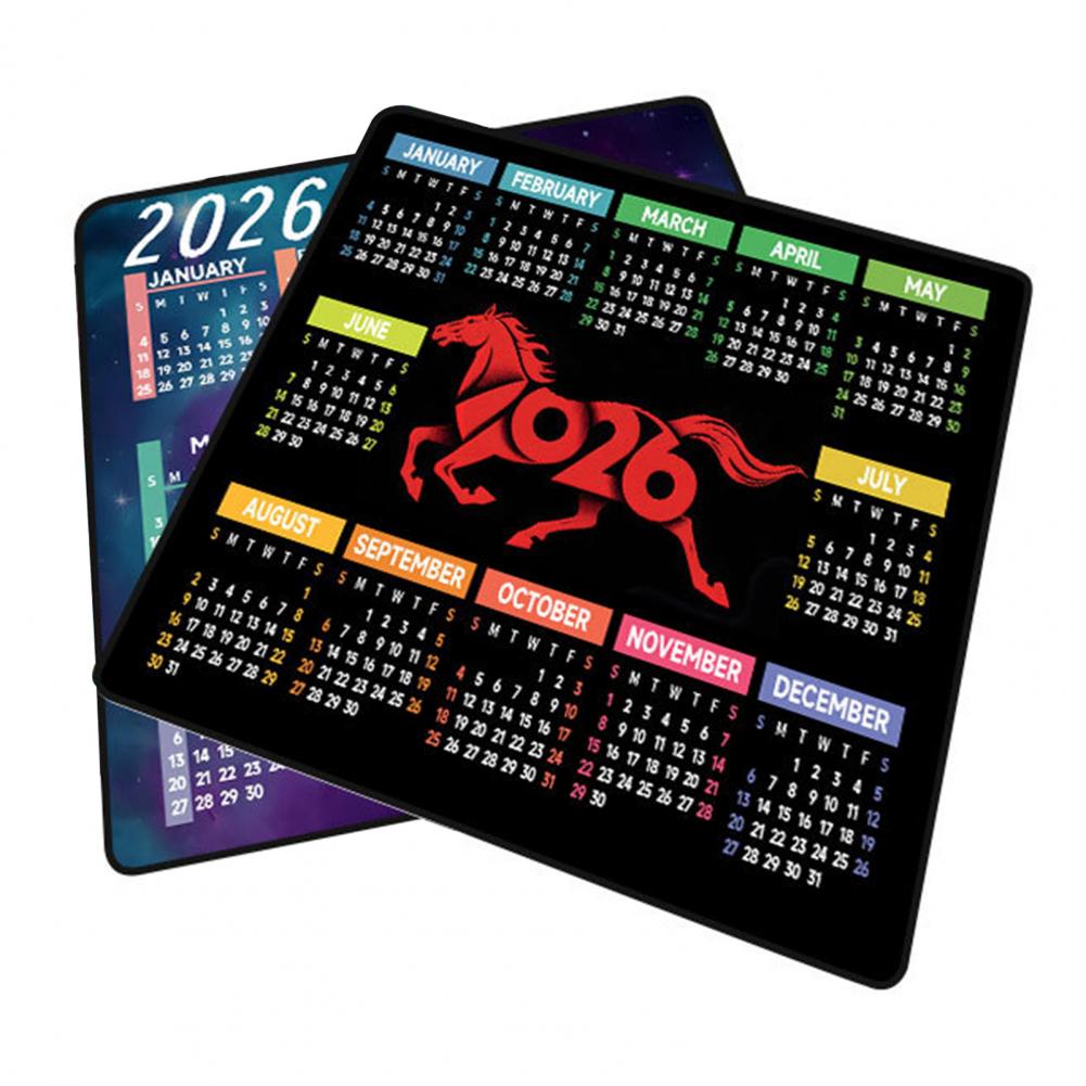 Laptop Accessories Gaming - 2026 달력 마우스 패드 방수 홈