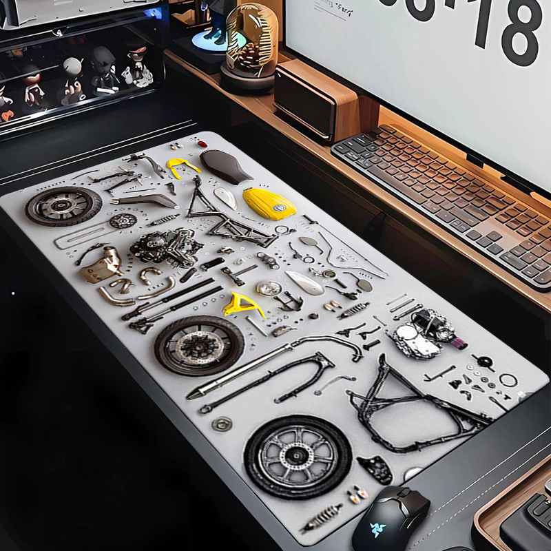 Laptop Accessories Gaming - 분해도면 고무 마우스 패드 마우스 패드