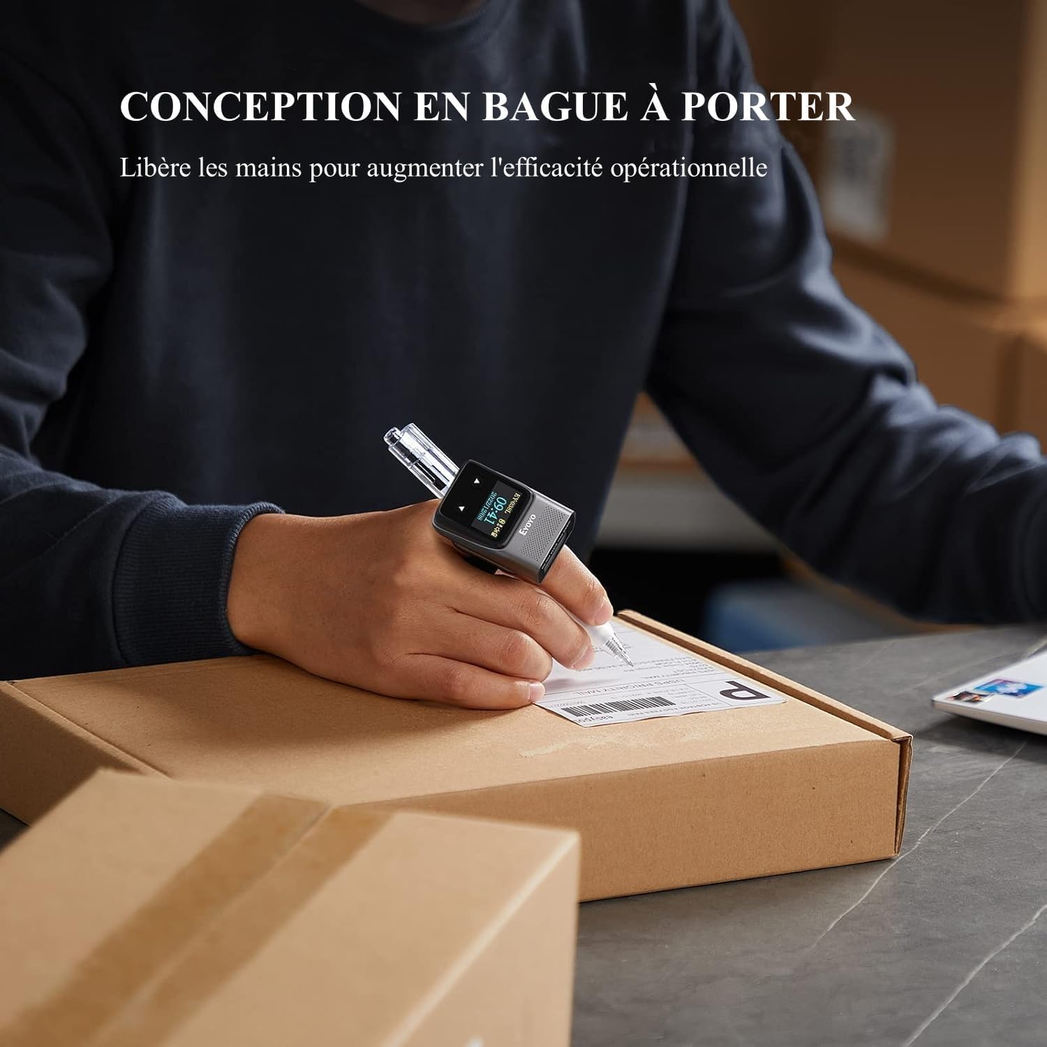 Fingerprint Reader Usb - Eyoyo 웨어러블 1D 바코드 스캐너 LED