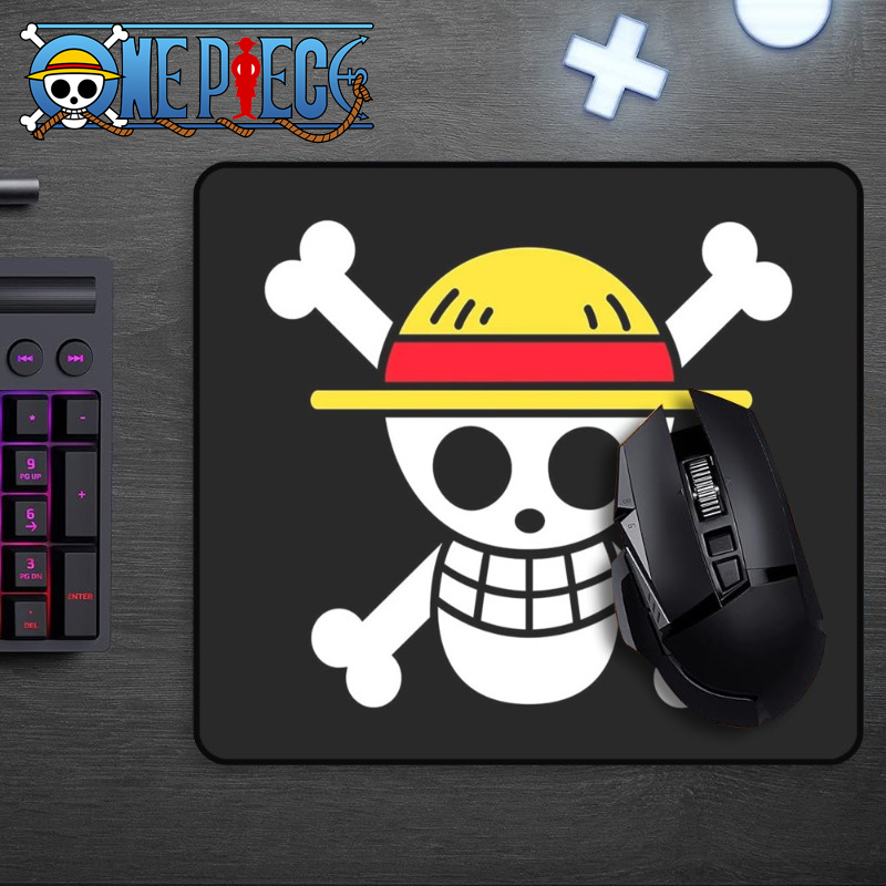 Keyboard Laptop Accessories - 만화 원피스 루피 해골 마우스 패드