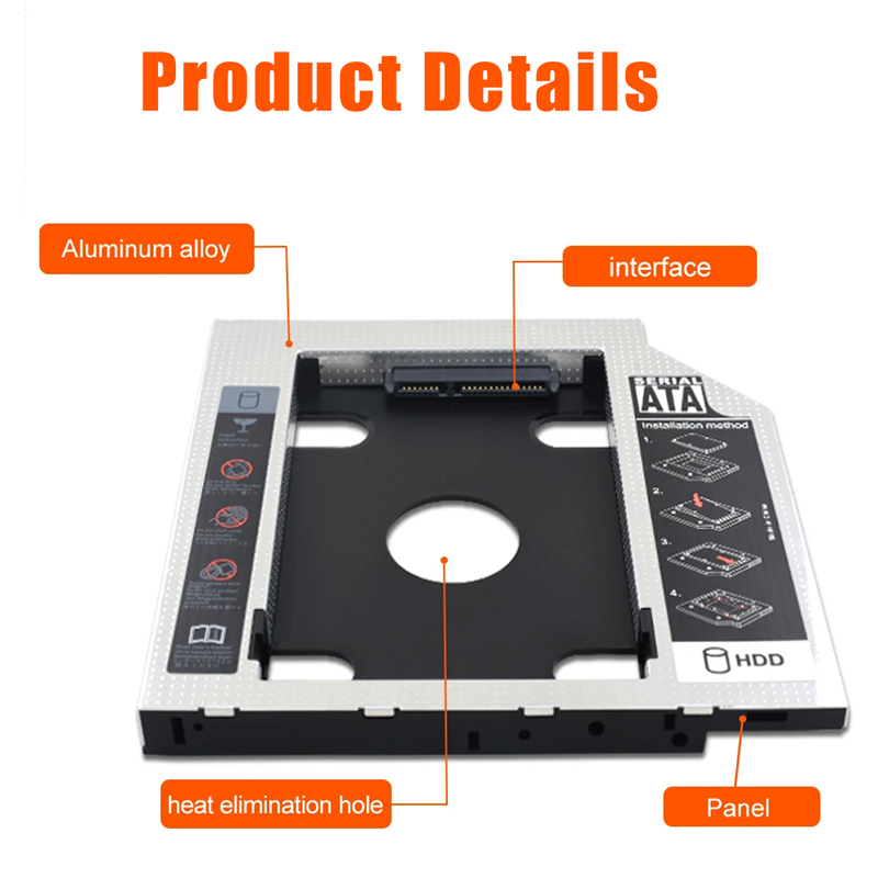 HDD SSD 캐디 어댑터 SATA 3.0 인터페이스  - Laptop Accessories Organizer 리뷰 및 가격
