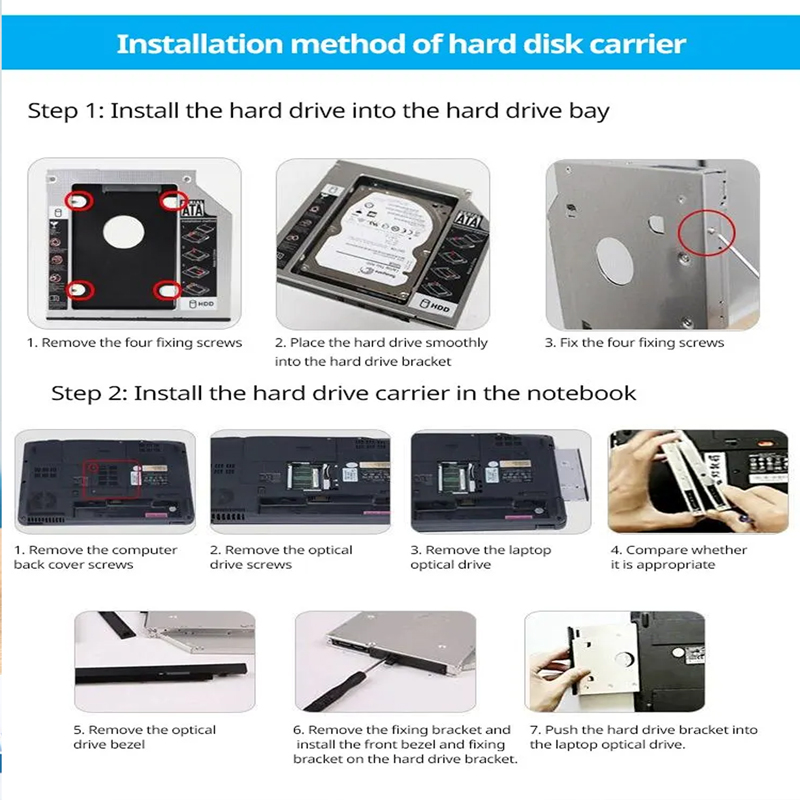 HDD SSD 캐디 어댑터 SATA 3.0 인터페이스  - Laptop Accessories Organizer 리뷰 및 가격