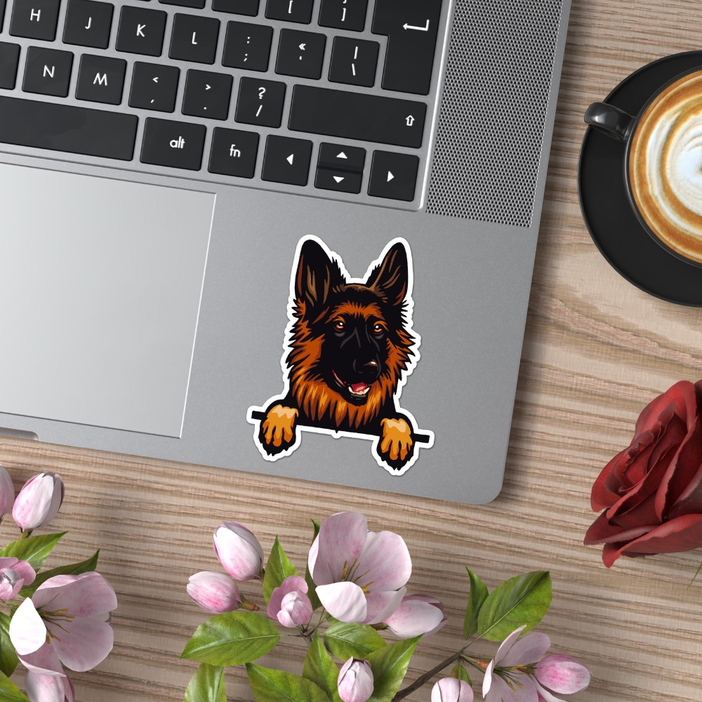 독일 셰퍼드 개 애니메이션 필수품 비닐 모던 윈도우 데 - Laptop Accessories To Have 리뷰 및 가격