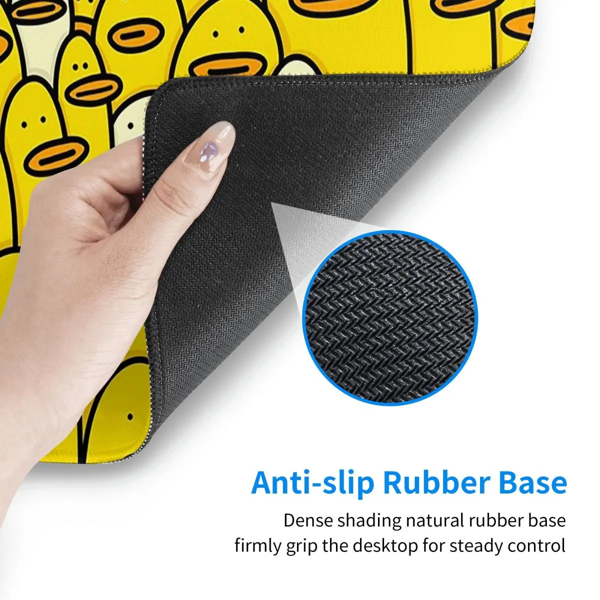 대형 마우스 패드 만화 노란색 고무 오리 패턴게이머 P - Yellow Laptop Accessories 리뷰 및 가격