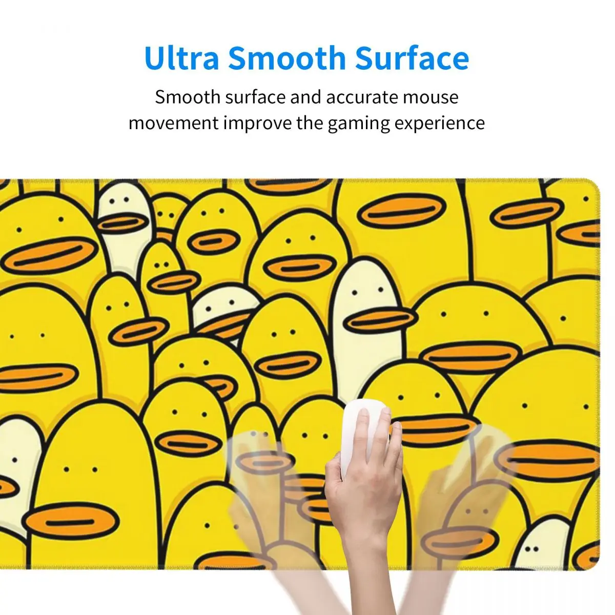 대형 마우스 패드 만화 노란색 고무 오리 패턴게이머 P - Yellow Laptop Accessories 리뷰 및 가격