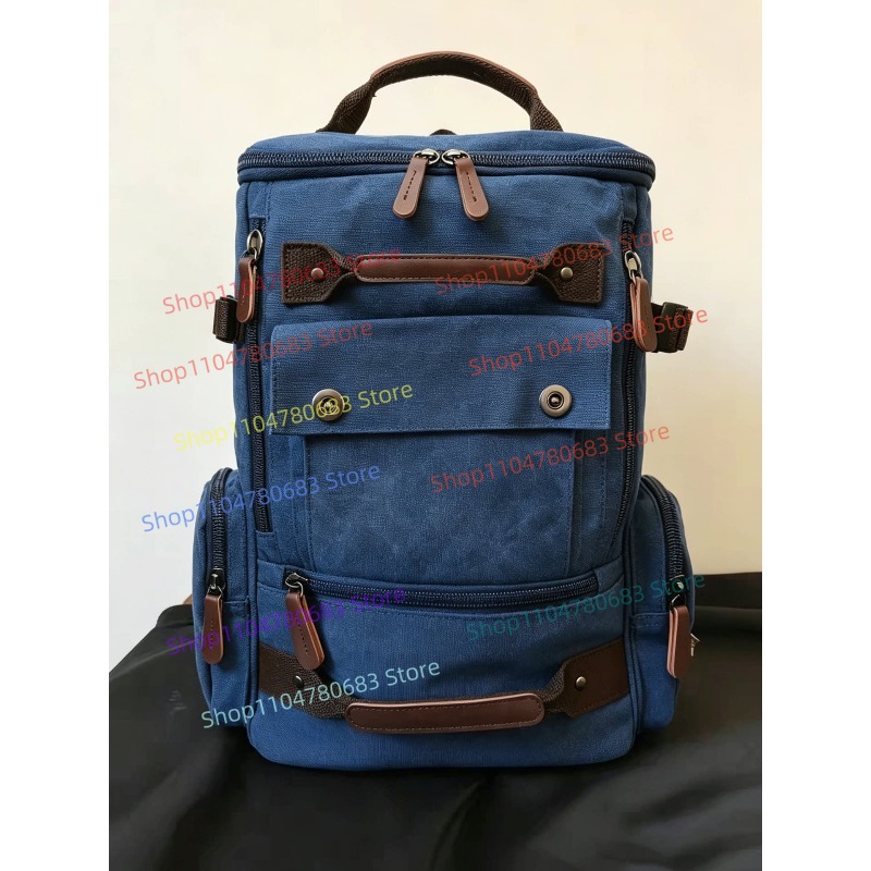 빈티지 캔버스 백팩, 출퇴근 및 여행용 가방, 학생용  - Laptop Accessories Gifts For Men 리뷰 및 가격