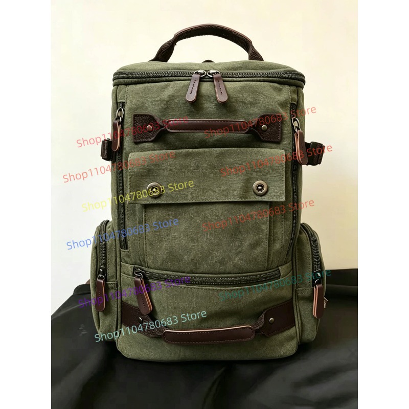 빈티지 캔버스 백팩, 출퇴근 및 여행용 가방, 학생용  - Laptop Accessories Gifts For Men 리뷰 및 가격