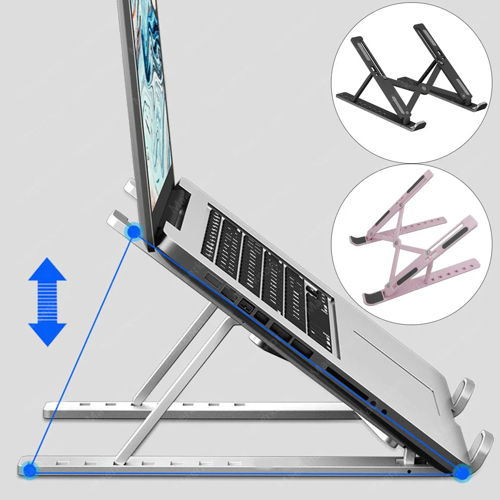 노트북 스탠드 휴대용 접이식 노트북 브래킷 조정 가능한 - Laptop Accessories Price 리뷰 및 가격