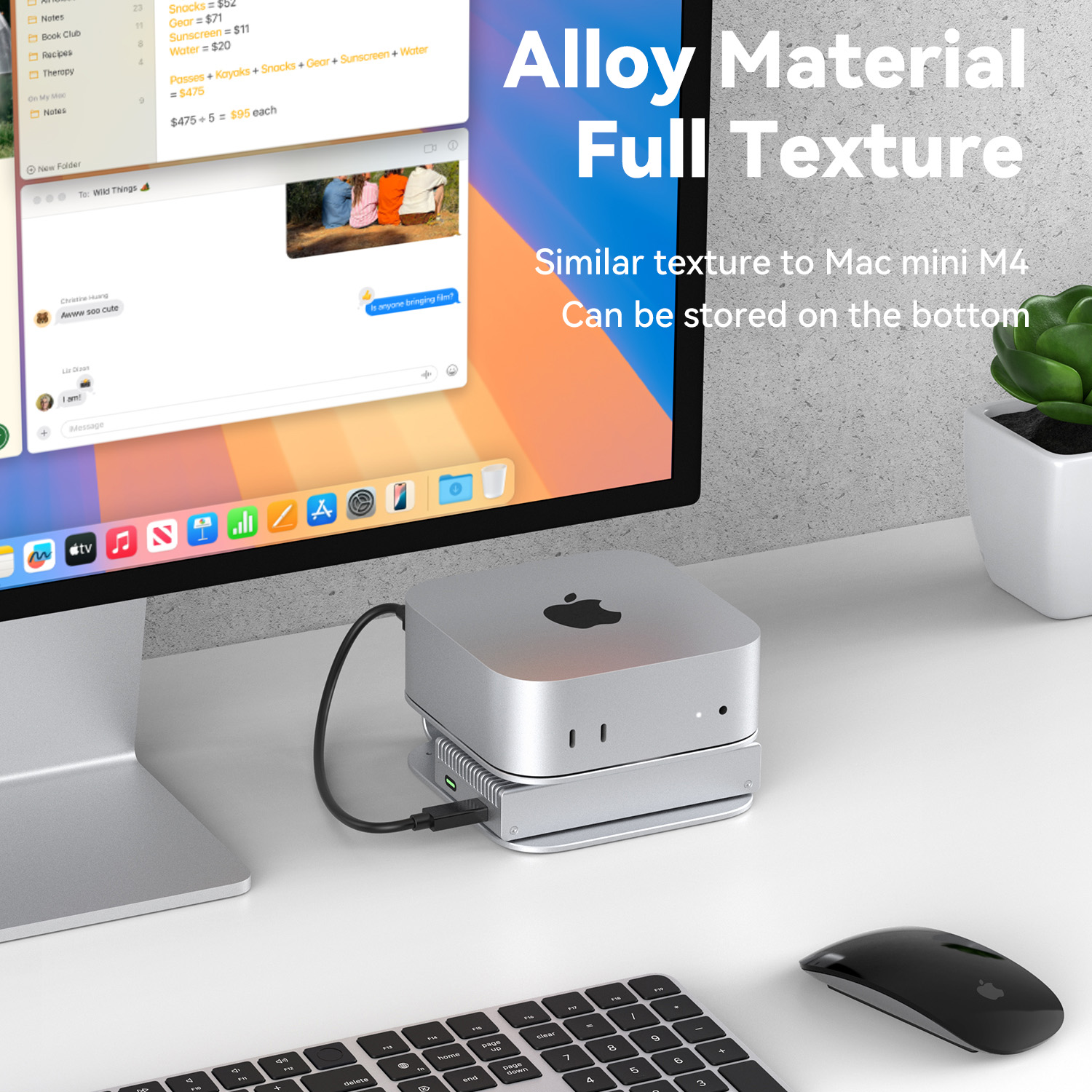 Colorii Mac Mini M4/M4 Pro용 데스 - Laptop Accessories Organizer 리뷰 및 가격