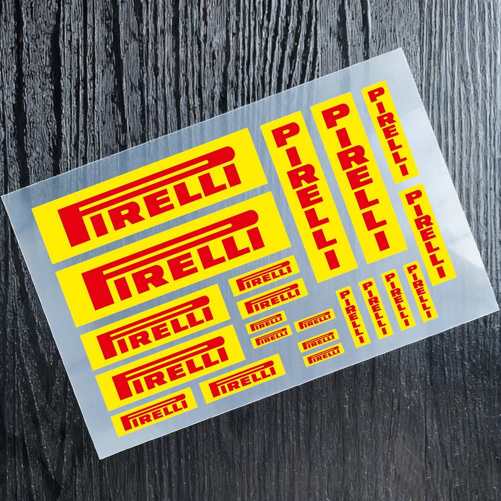 PIRELLI 모토 스티커 자동차 바디 범퍼 창문 오토 - Laptop Accessories Price 리뷰 및 가격