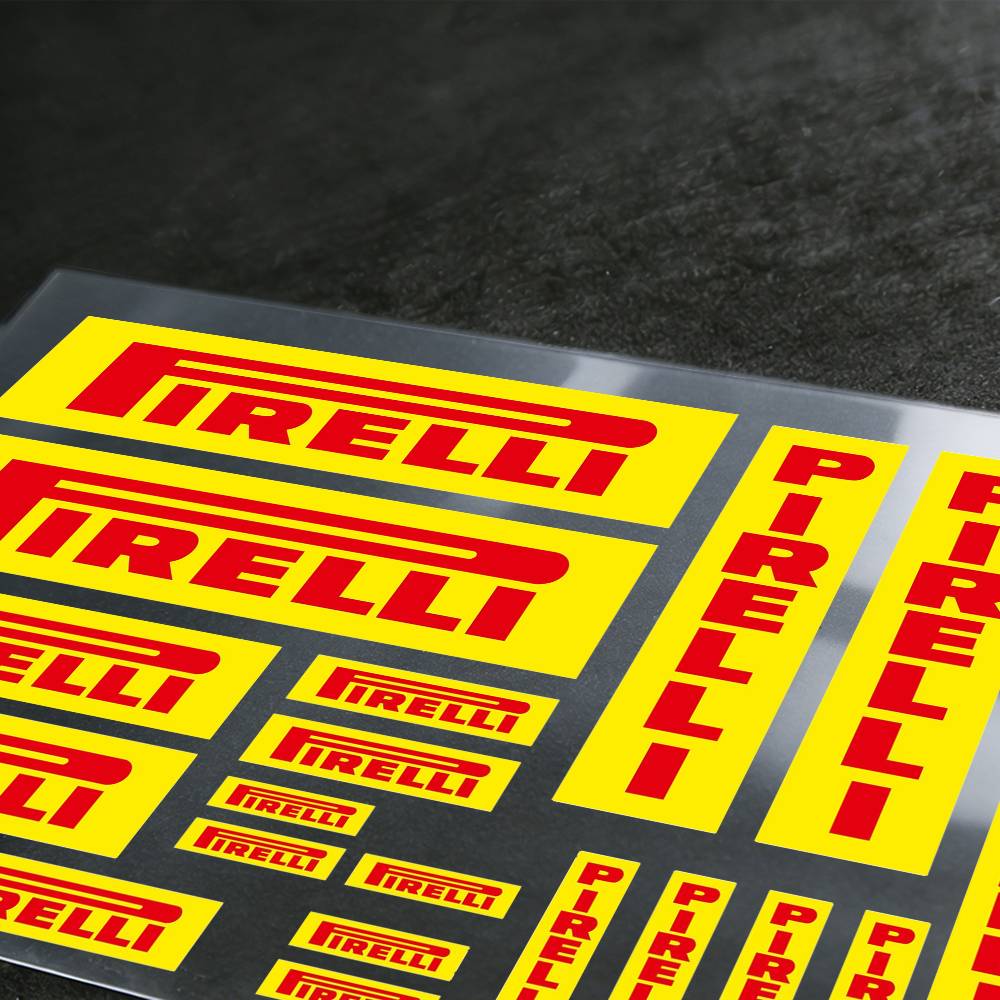 PIRELLI 모토 스티커 자동차 바디 범퍼 창문 오토 - Laptop Accessories Price 리뷰 및 가격