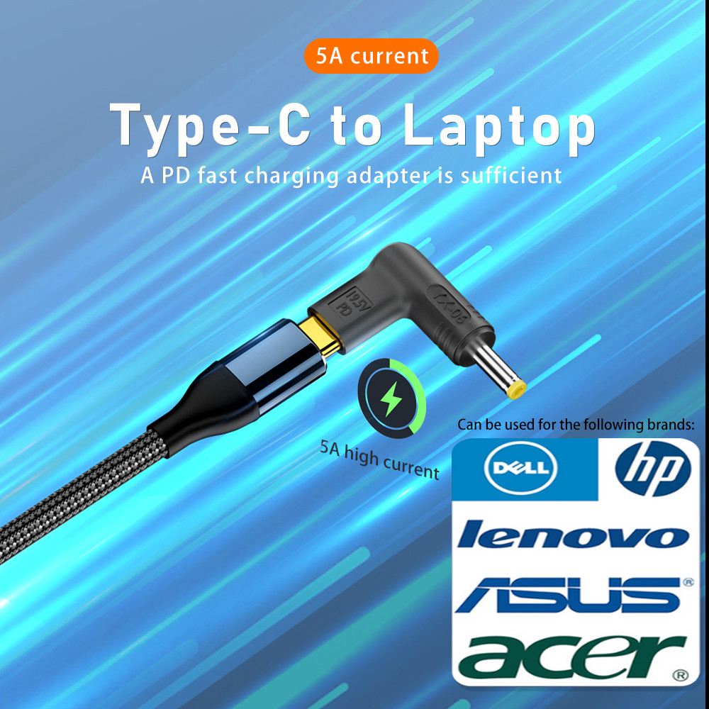 100W USB 유형 C-DC 고속 충전 어댑터 플러그 - Laptop Accessories Hp 리뷰 및 가격