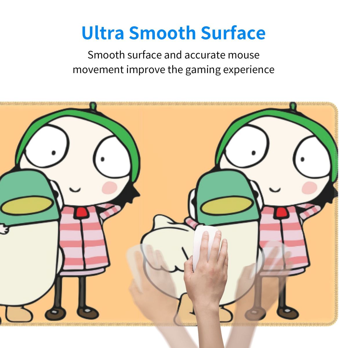 대형 마우스 패드 사라와 오리가 즐거운 시간을 보내는  - Laptop Accessories To Have 리뷰 및 가격