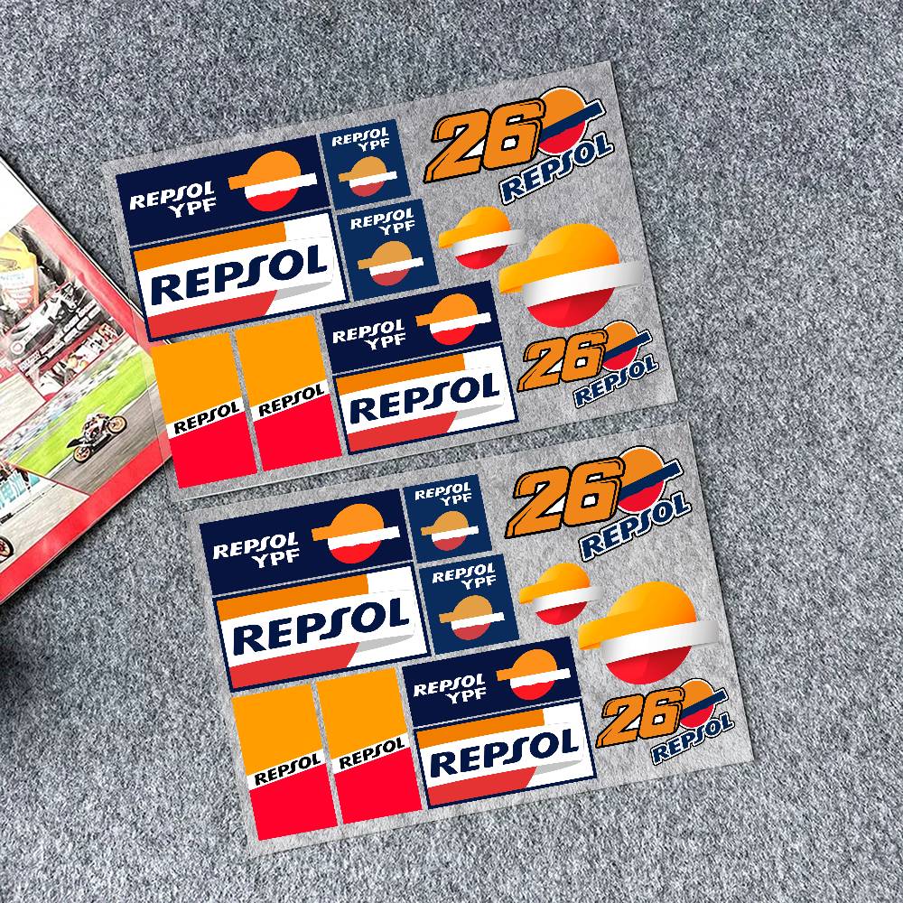 R-Repsol 스티커 모토 스티커 자동차 바디 범퍼  - Laptop Accessories Wallpaper 리뷰 및 가격