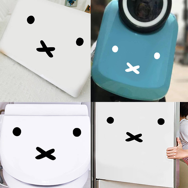 카와이 미피 만화 이모티콘 자동차 스티커 연료 탱크 커 - Laptop Accessories Price 리뷰 및 가격