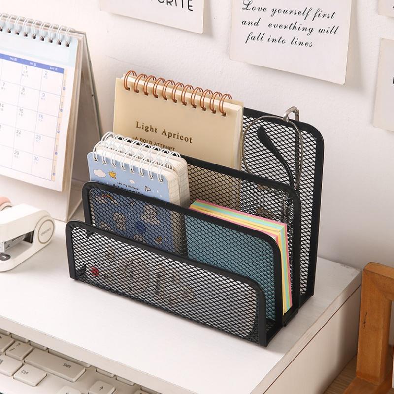 @*공간 절약형 3단 블랙 메탈 메쉬 데스크 정리함 종 - Laptop Ergonomic Accessories 리뷰 및 가격