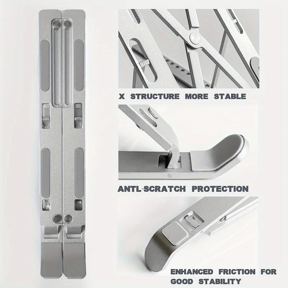 조정 가능한 알루미늄 노트북 스탠드 - 8~16인치 노 - Laptop Accessories Organizer 리뷰 및 가격