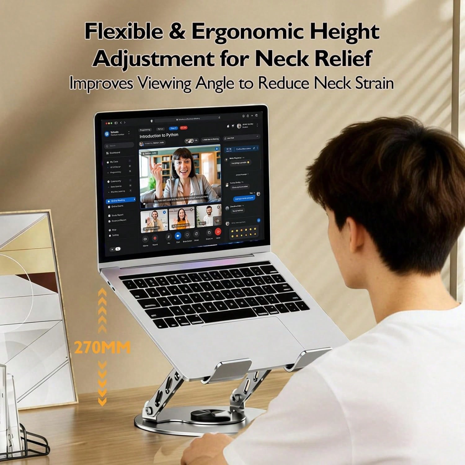 360 °   회전식 노트북 스탠드 (책상용) |    - Laptop Stand Riser 리뷰 및 가격