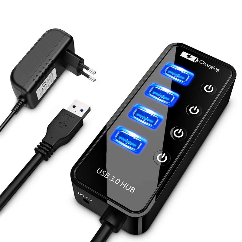 USB 허브 3.0 4 포트 스마트 폰 충전기, 멀티  - Laptop Accessories For Programmers 리뷰 및 가격