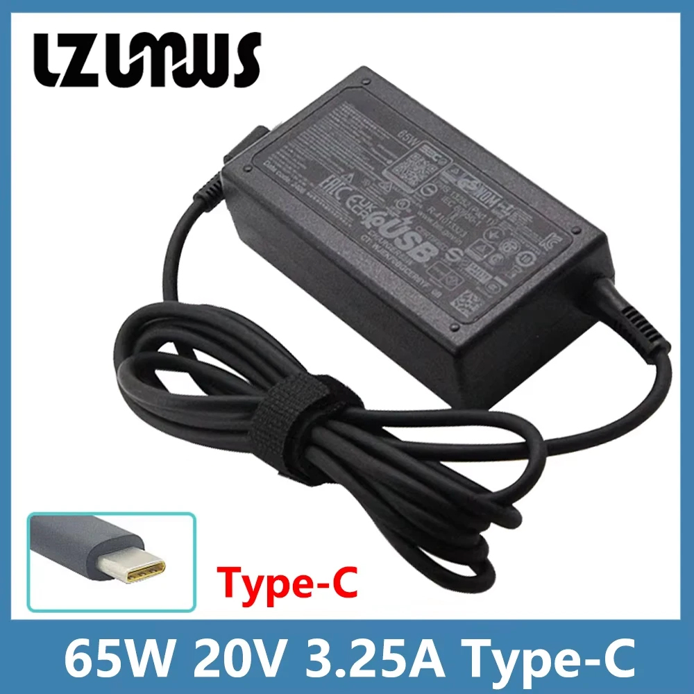 새로운 슬림형 65W USB C 노트북 충전기 AC 어 - Laptop Accessories Hp 리뷰 및 가격