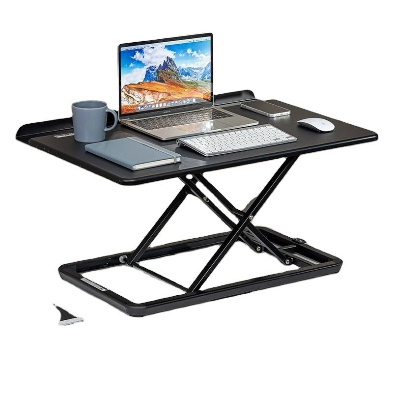 공압식 높이 조절 스탠딩 데스크 라이저 이중 레이어 모 - Laptop Stand Riser 리뷰 및 가격