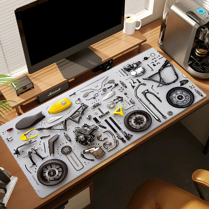 분해도면 고무 마우스 패드 마우스 패드 XXL 게임 액 - Laptop Accessories Gaming 리뷰 및 가격