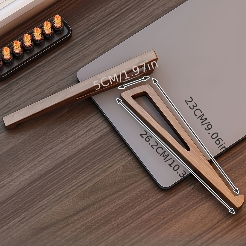 휴대용 접이식 목재 노트북 스탠드-인체공학적 12 °  - Laptop Accessories Design 리뷰 및 가격