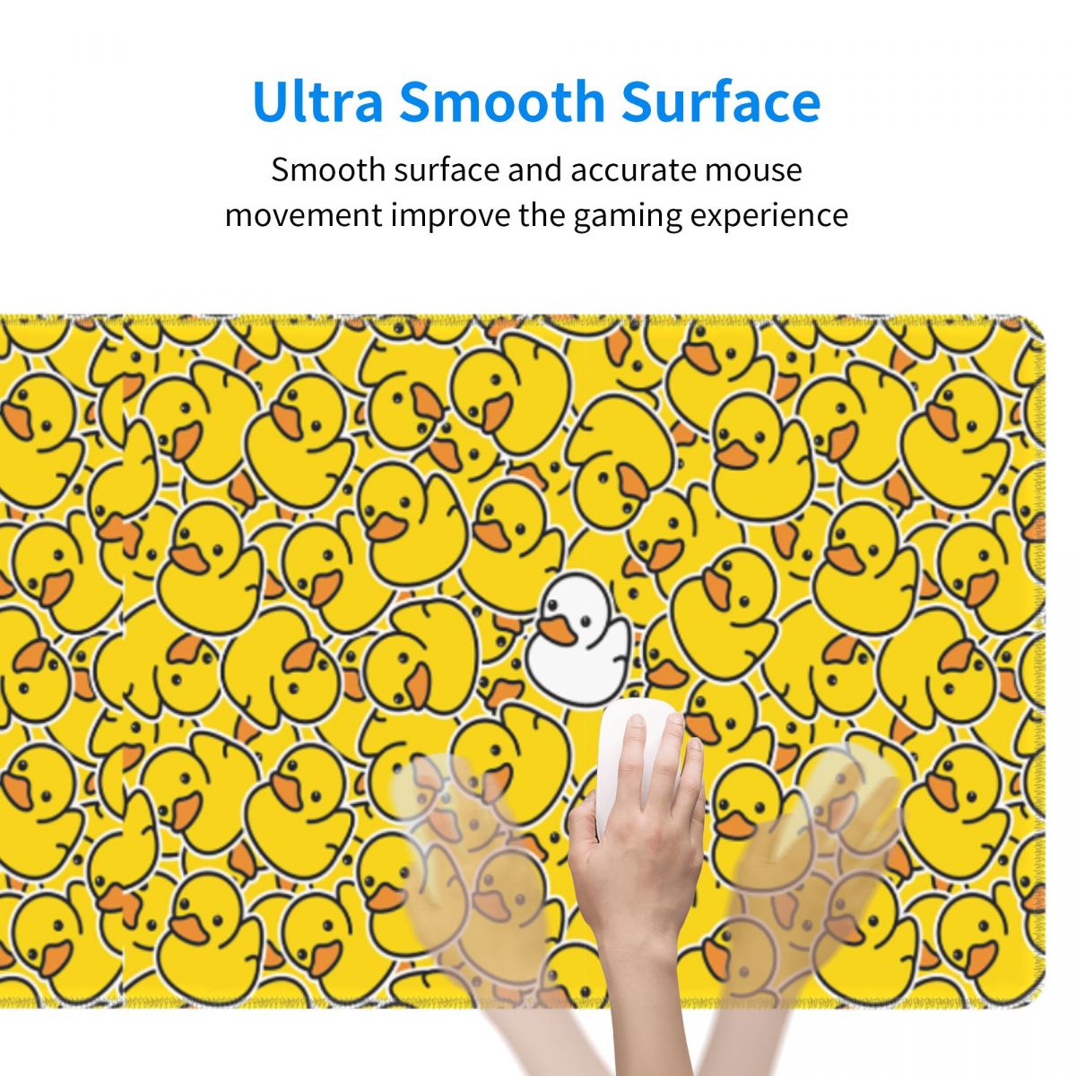 노란색 오리 무늬 대형 마우스 패드 컴퓨터 키보드 마우 - Yellow Laptop Accessories 리뷰 및 가격