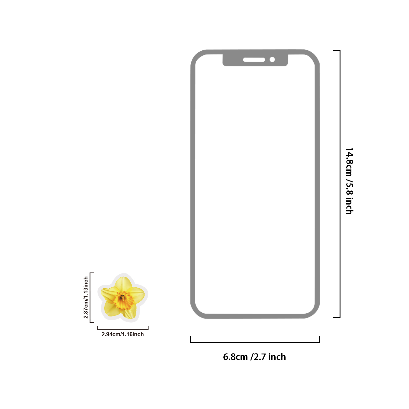 에토리 라이프 따뜻하고 밝은 노란색 수채화 꽃 스티커  - Yellow Laptop Accessories 리뷰 및 가격