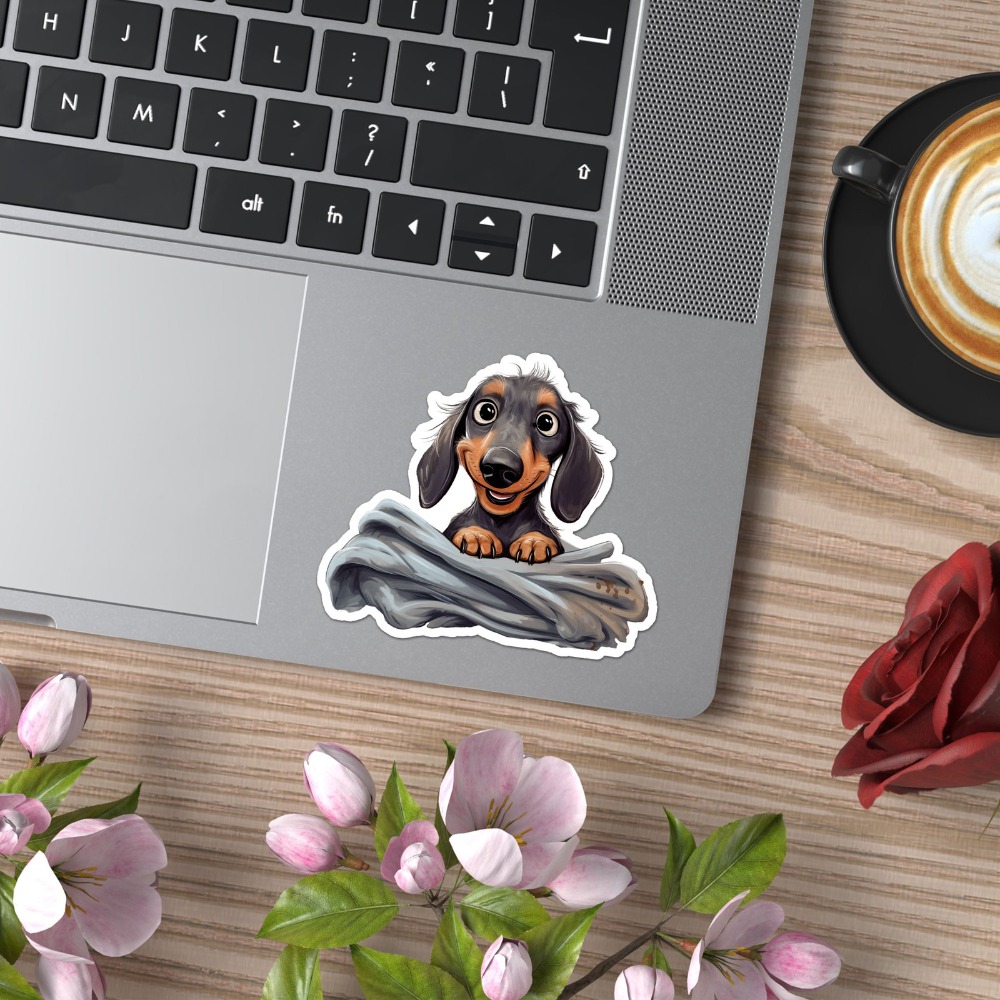 귀여운 닥스훈트 강아지 재미있는 스크래치 방지 현대식  - Laptop Accessories To Have 리뷰 및 가격