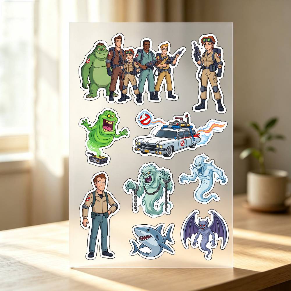 1pc E-xtreme G-hostbusters 스티커 - Laptop Accessories Wallpaper 리뷰 및 가격