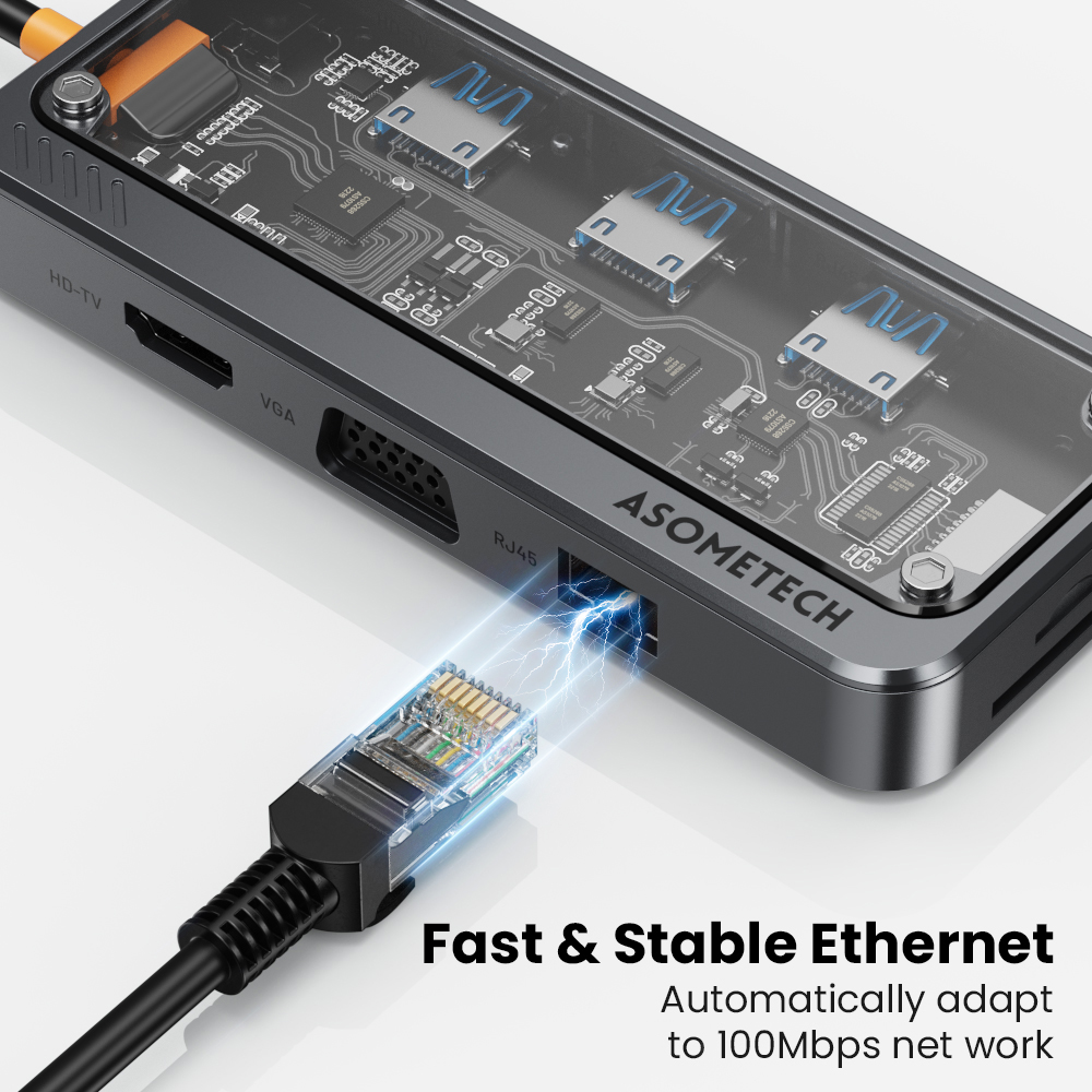 10 In 1 허브 Usb 3.0 유형 C-HDMI 호 - Laptop Accessories For Programmers 리뷰 및 가격