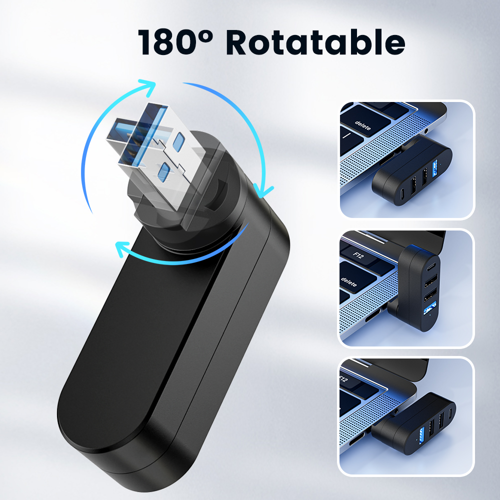 USB 허브 3.0 미니 스플리터 박스 4포트 180  - Laptop Accessories Price 리뷰 및 가격