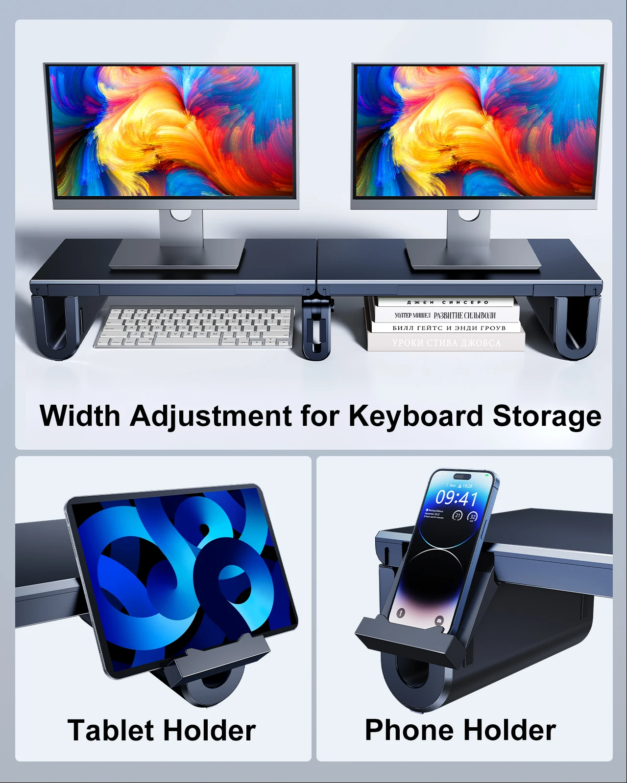 Oatsbasf 듀얼 모니터 스탠드 라이저 높이 조절  - Laptop Stand Riser 리뷰 및 가격
