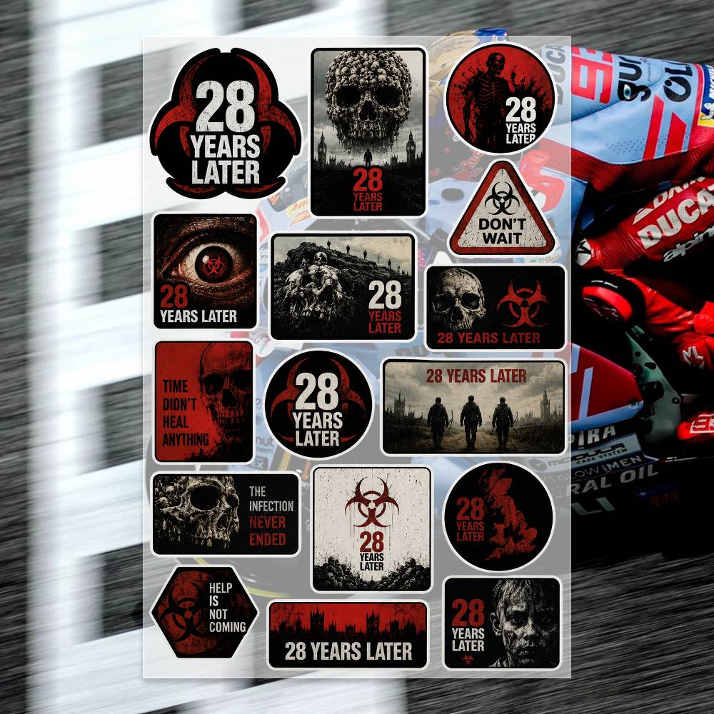 28 Y-ears L-ater 스티커 모토 스티커 자동 - Laptop Accessories Wallpaper 리뷰 및 가격
