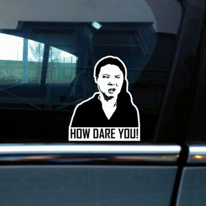 자동차 스티커 감히! Greta Thunberg 비닐  - Laptop Accessories Wallpaper 리뷰 및 가격