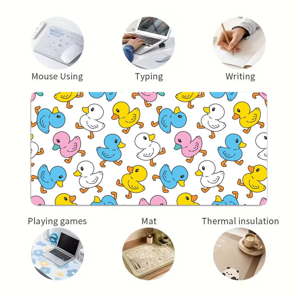 손으로 그린 ​​선 그리기 노란색 고무 오리 원활한 패 - Yellow Laptop Accessories 리뷰 및 가격