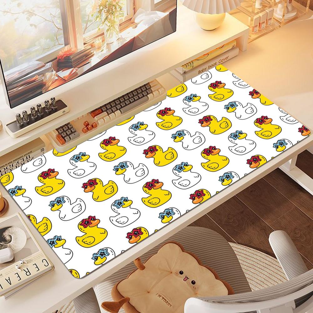 손으로 그린 ​​선 그리기 노란색 고무 오리 원활한 패 - Yellow Laptop Accessories 리뷰 및 가격